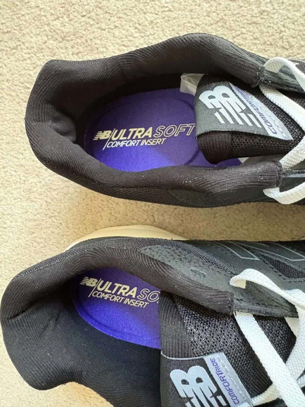New Balance Comfort Ride Women's Running Shoes Size 12 Black White WW496BL3